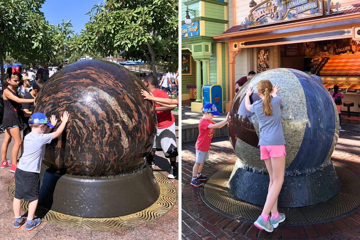 Kugel balls in Disneyland and DCA