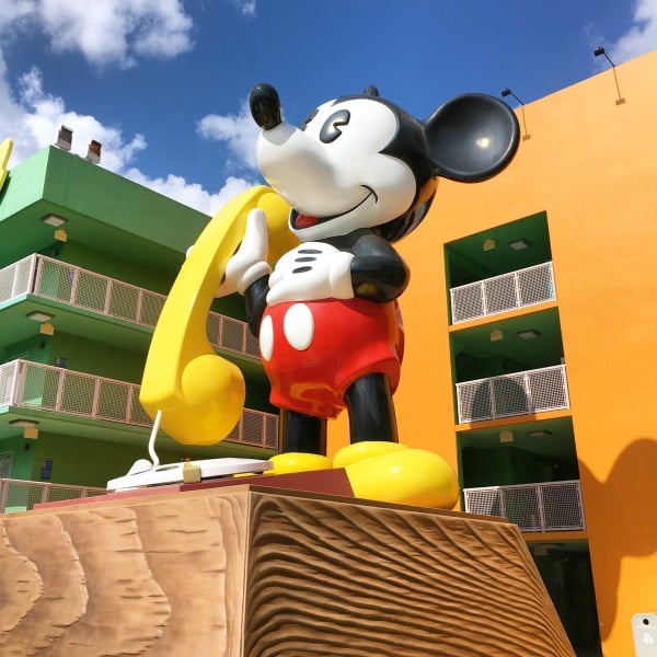 Disney World Resorts - Pop Century Mickey Phone