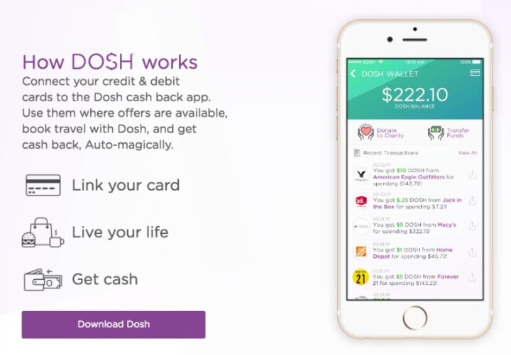 Easy Cash Back without the Work: Why You Should Download Dosh - Trips ...