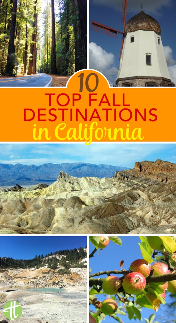 in Visita in California in autunno? Si consideri una di queste top 10 destinazioni per famiglie. Colori autunnali, avventure del parco nazionale, vino e altro ancora.