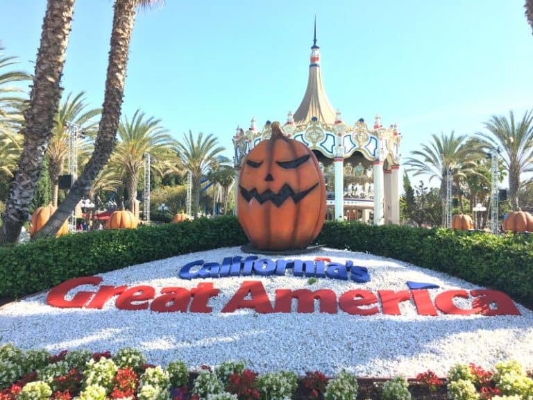 Great Pumpkin Fest at California's Great America Tips for Fall Family Visits Trips With Tykes
