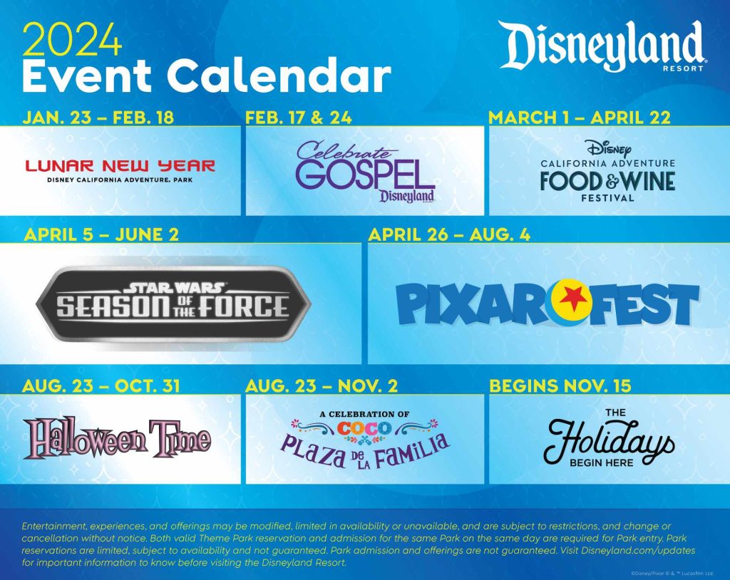 Special Events At Disneyland 2024 Complete Guide For Every Season 