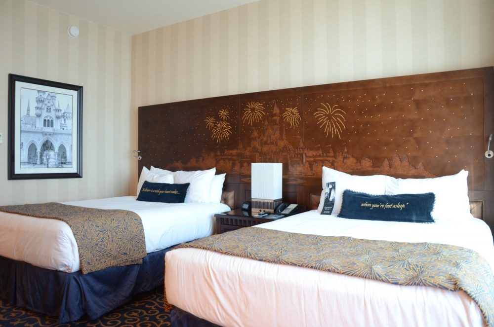 Disneyland Hotel Room with Two Queens