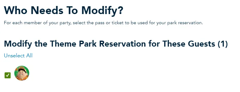 Disney Park Pass: How to Make & Modify Disney World Park