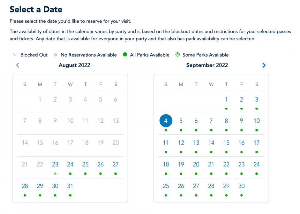 Disney Park Pass How to Make & Modify Disney World Park Reservations
