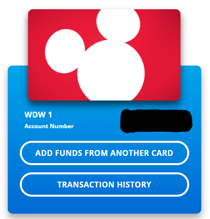 can you add disney gift cards to disney app