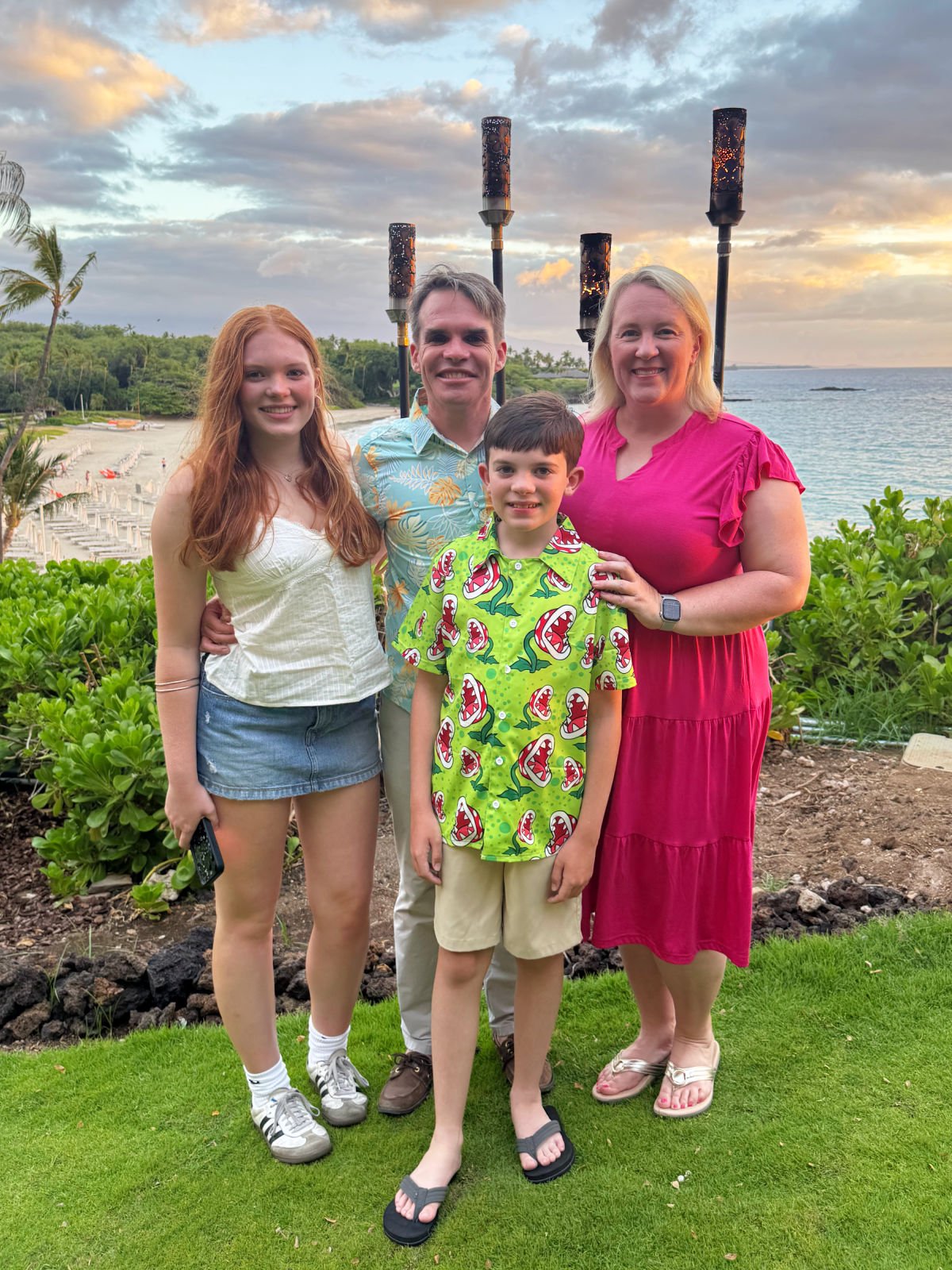 Family on Hawaii Big Island 2025