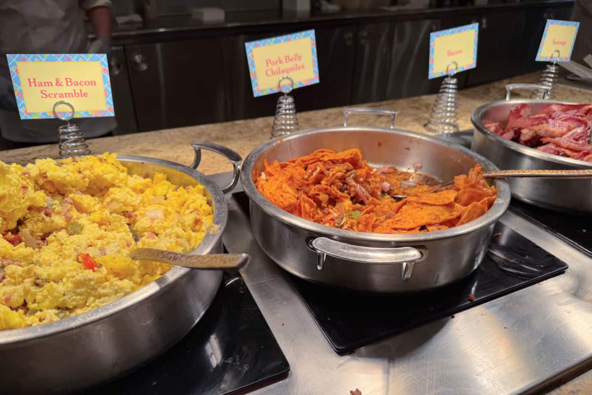 Goofys Kitchen Brunch Breakfast Buffet Food