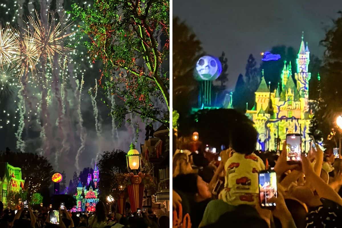 Halloween Screams Fireworks in Disneyland