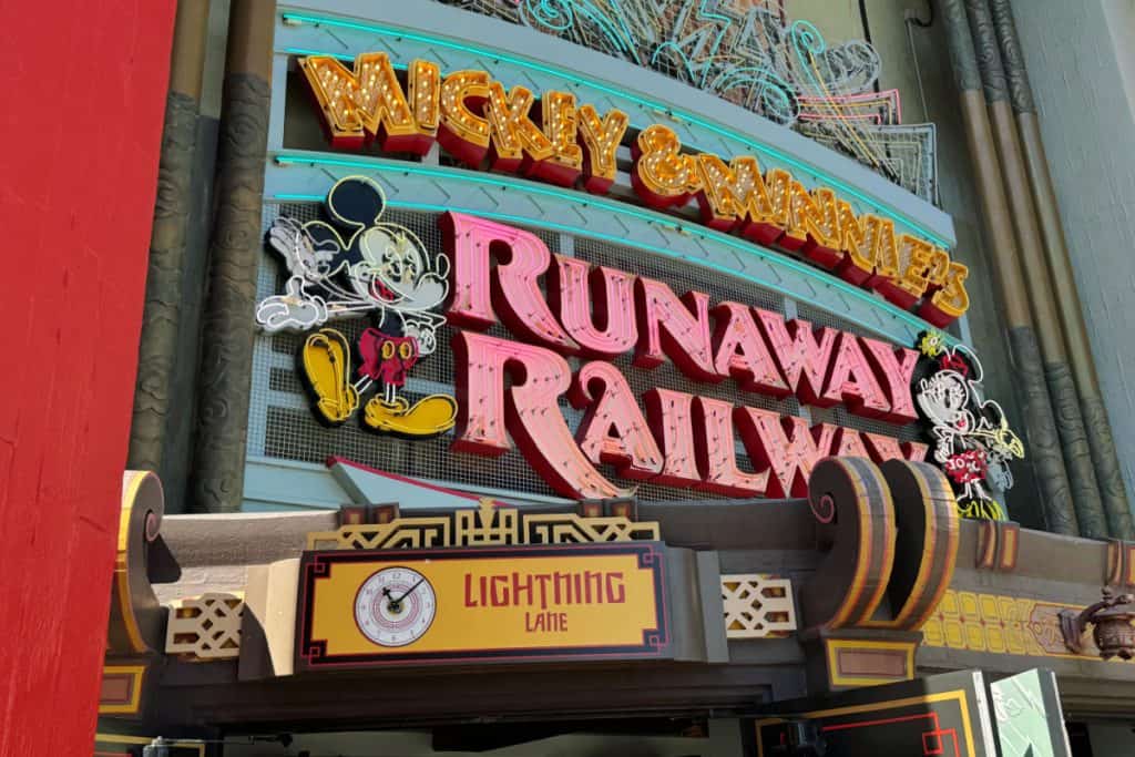 Lightning Lane Walt Disney World Mickey and Minnies Runaway Railway