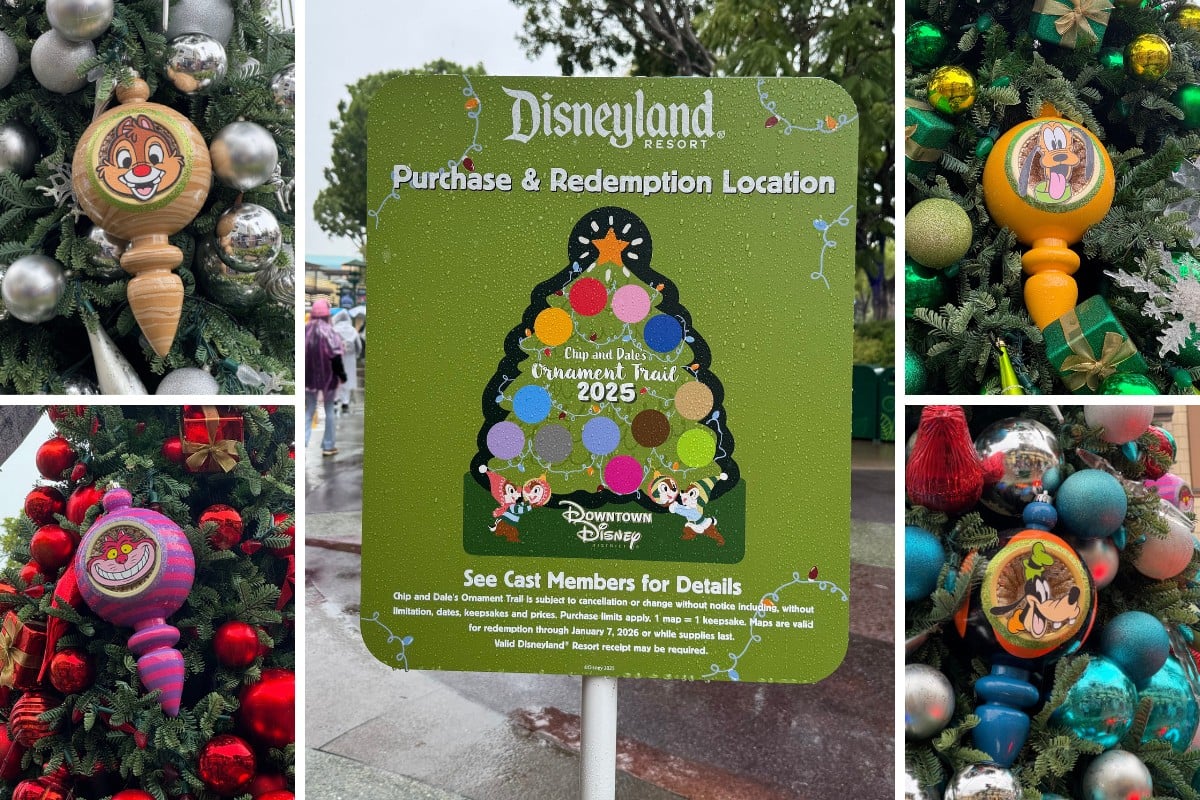 Chip n Dales Ornament Trail Downtown Disney Scavenger Hunt