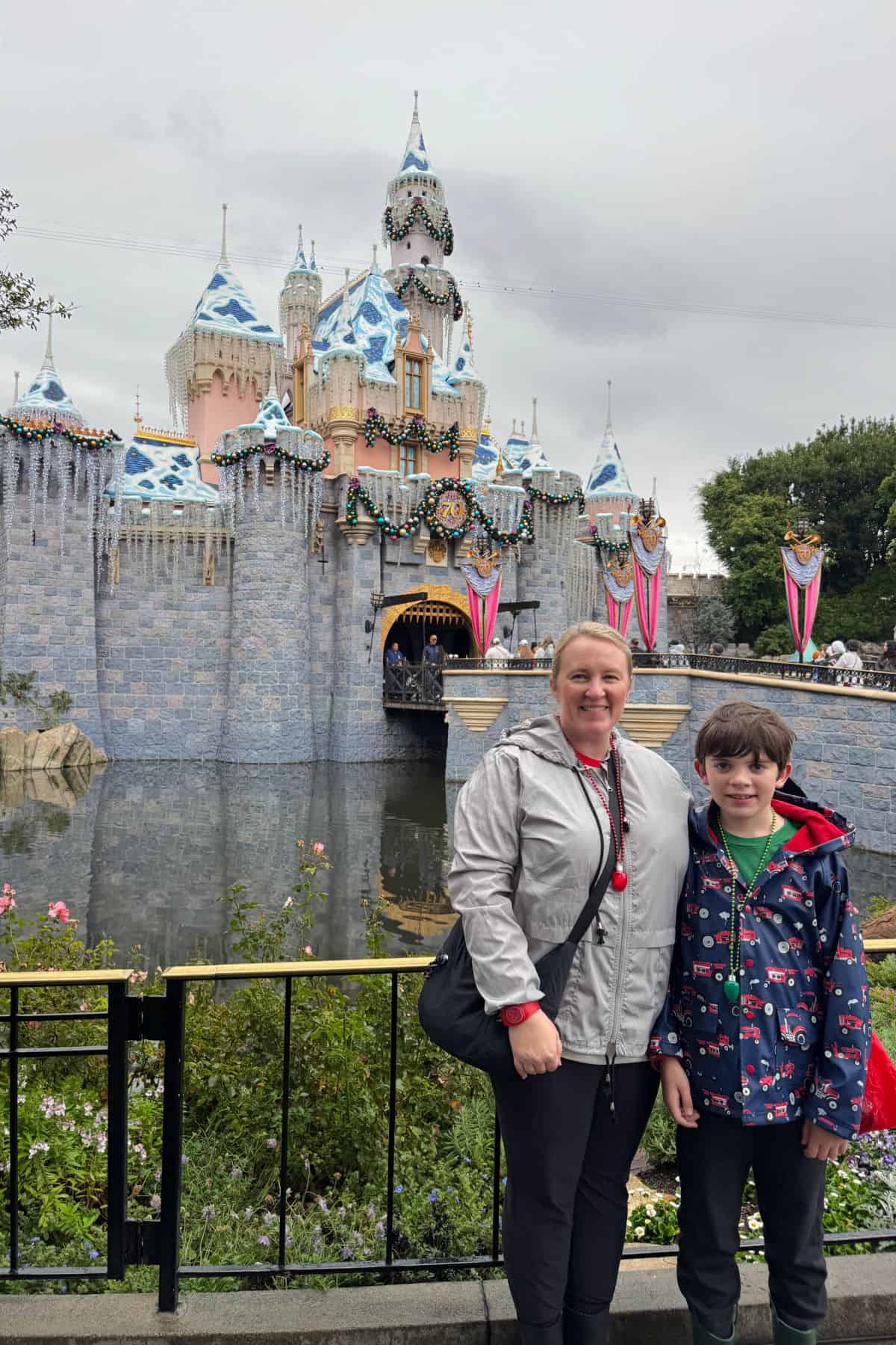 Disneyland Holidays Castle Mother Son