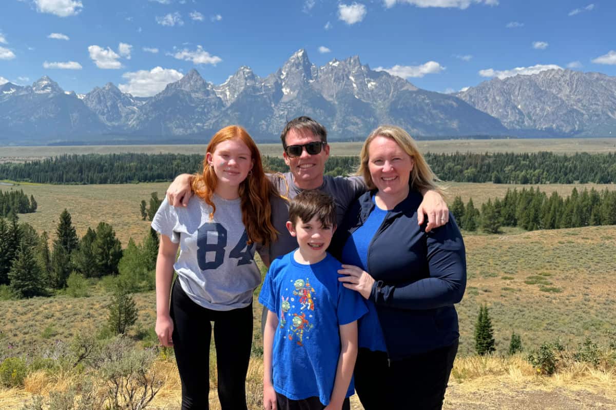 Family at Grand Teton National Park