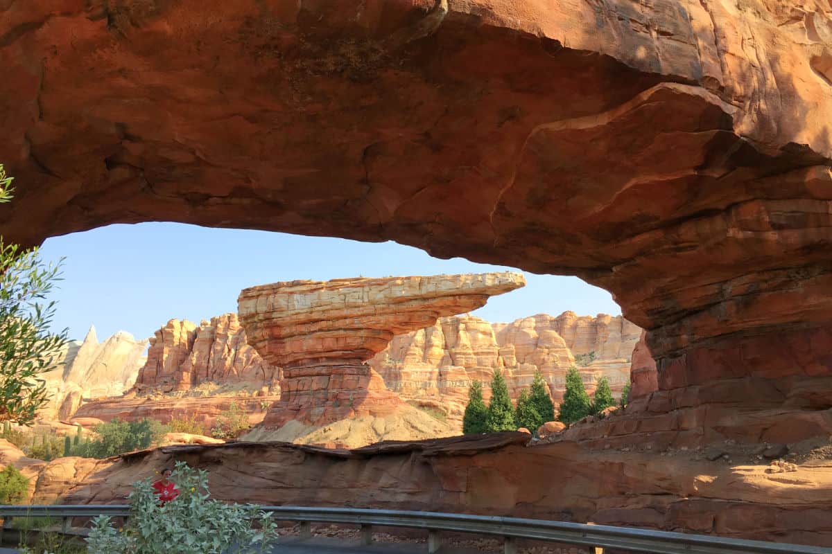 Cars Land DCA Back Entrance Path