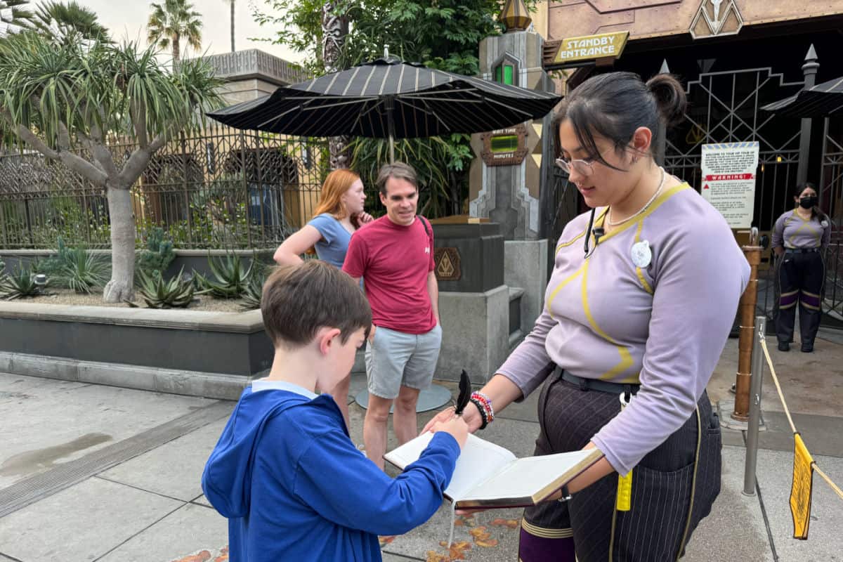 Guardians of the Galaxy Mission Breakout DCA First Rider Book Signing