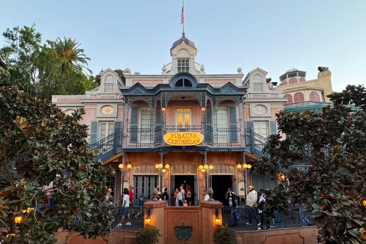 Pirates of the Caribbean Exterior in Disneyland New Orleans Square