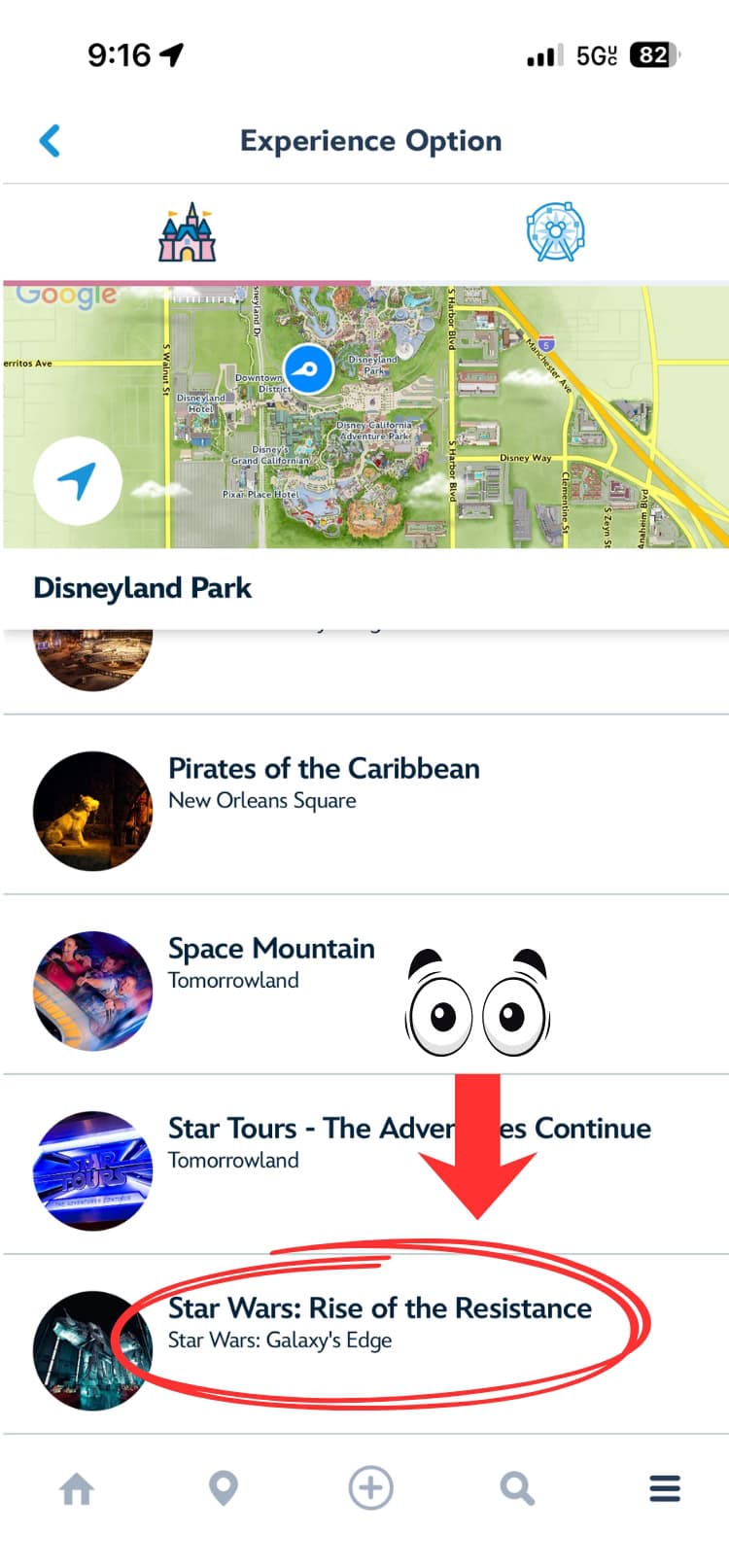 Recovery Lightning Lane Disneyland Star Wars Rise of the Resistance