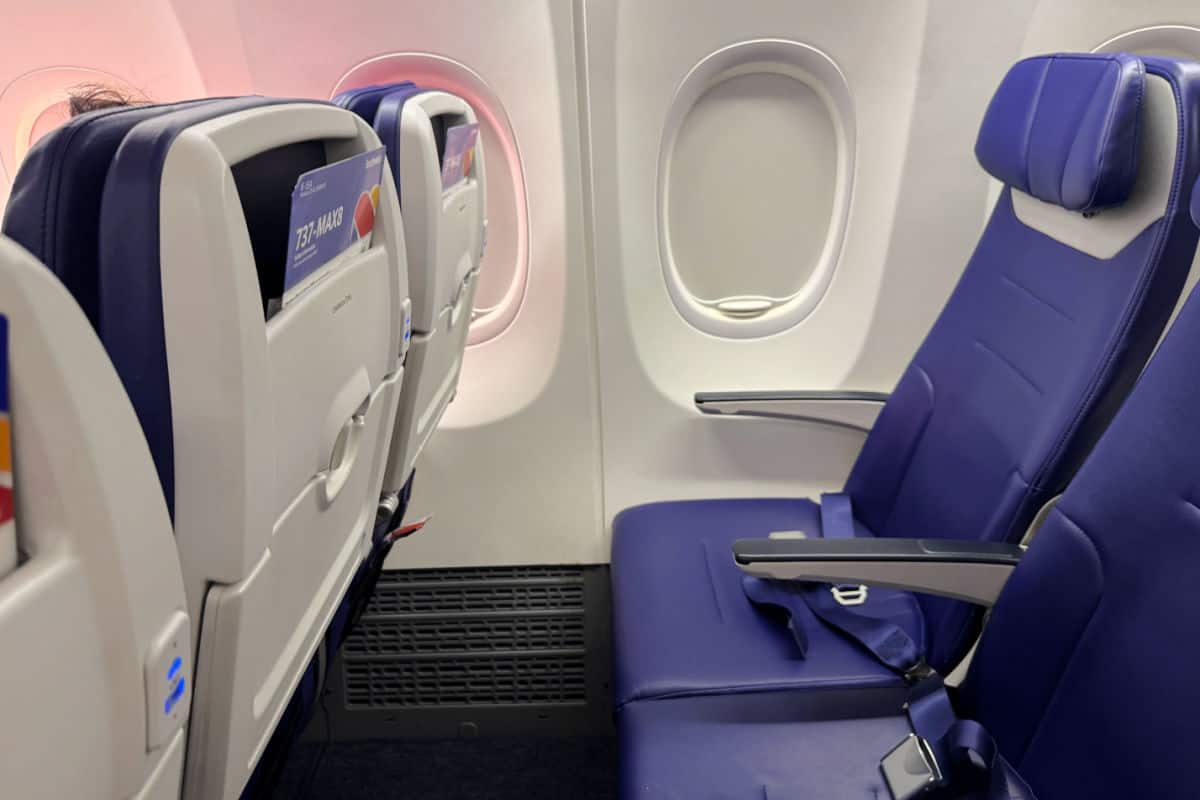 Southwest Airlines Extra Legroom Seating
