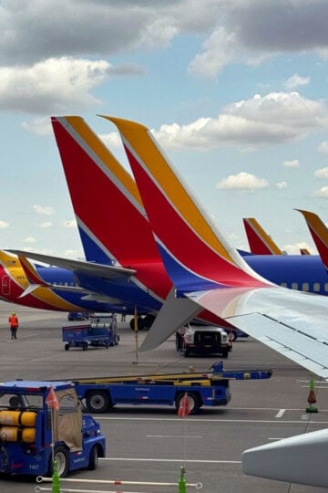 Southwest Airlines Planes Tails and Winglets Featured Square