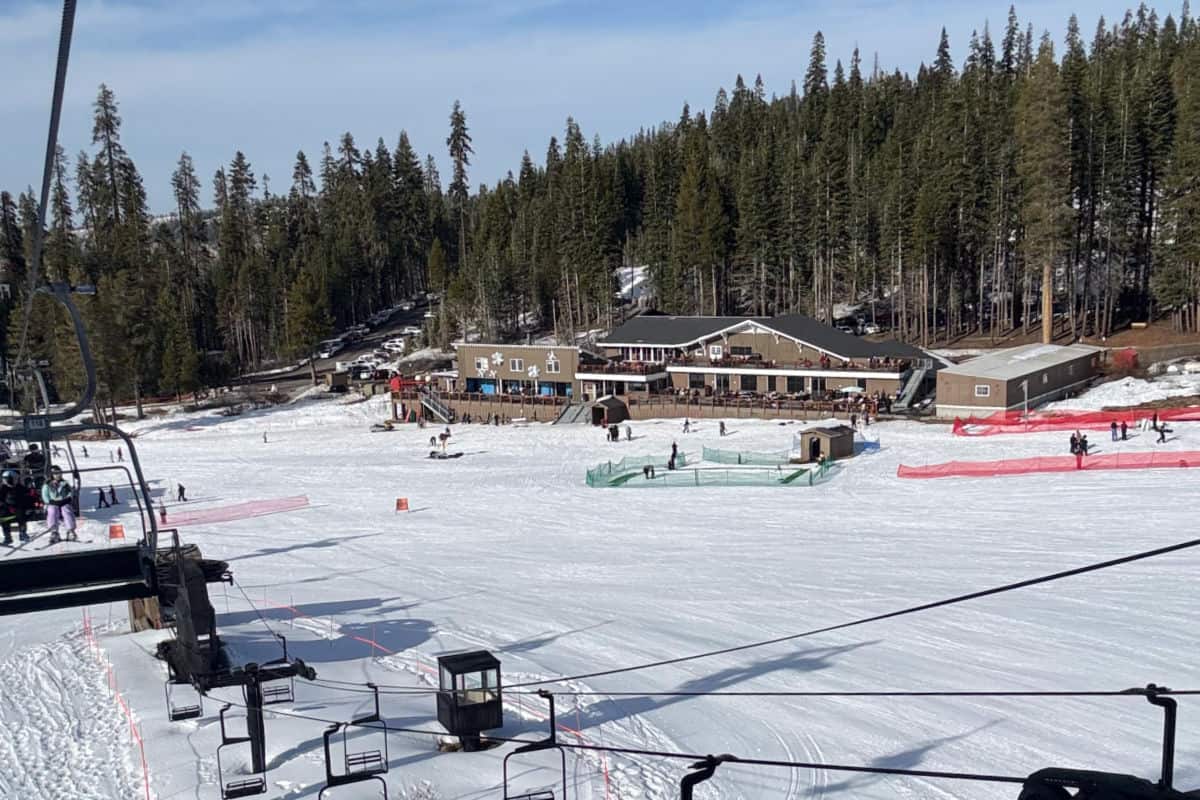 Badger Pass Base Area View from Lift