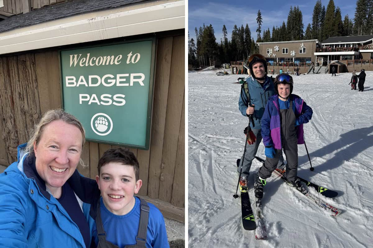 Badger Pass Family Ski Photos