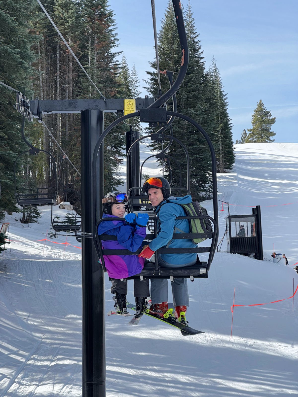 Badger Pass Father Son on Bruin Lift