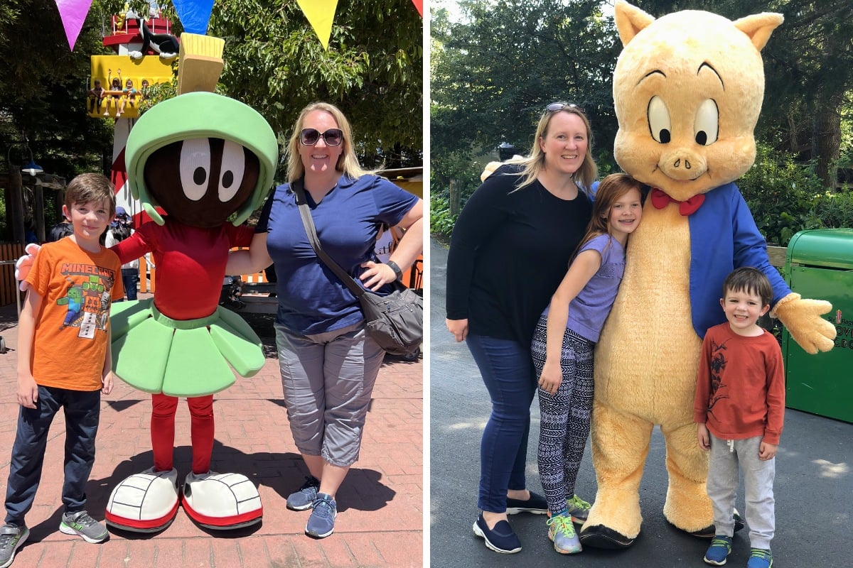 Six Flags Character Photos