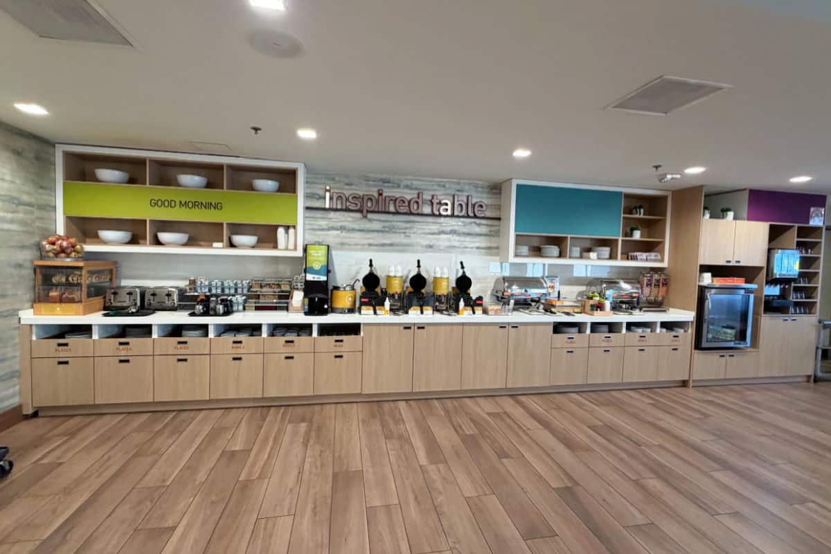 Home2 Suites Anaheim Free Breakfast Buffet