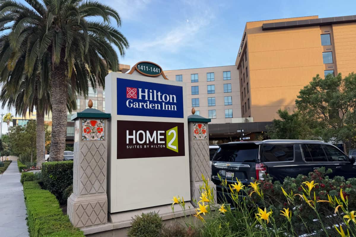 Home2Suites Hilton Garden Inn Anaheim Sign