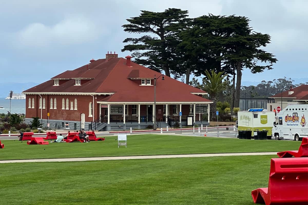 Presidio Visitors Center and Food Trucks