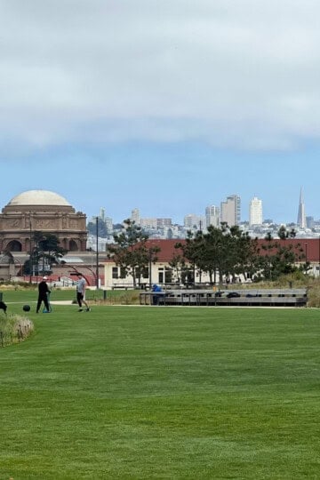 San Francisco Landscape Palace of Fine Arts Square