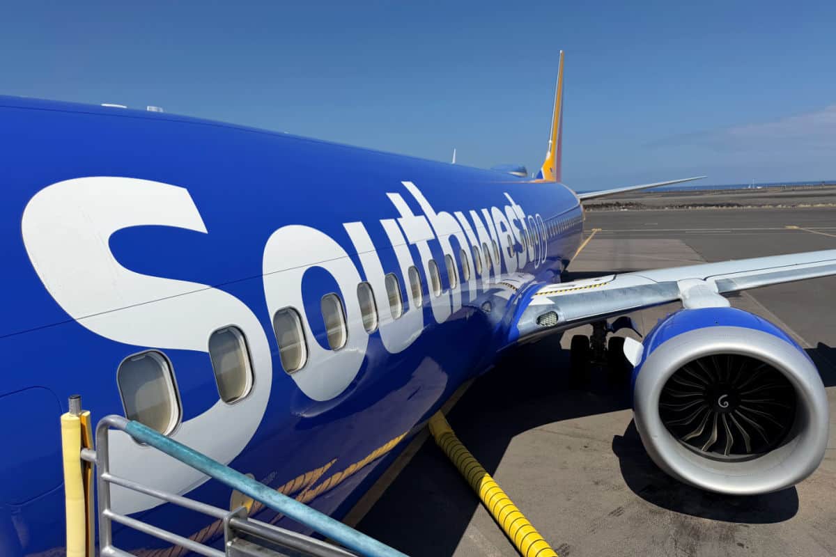 Southwest Airplane Exterior Side View